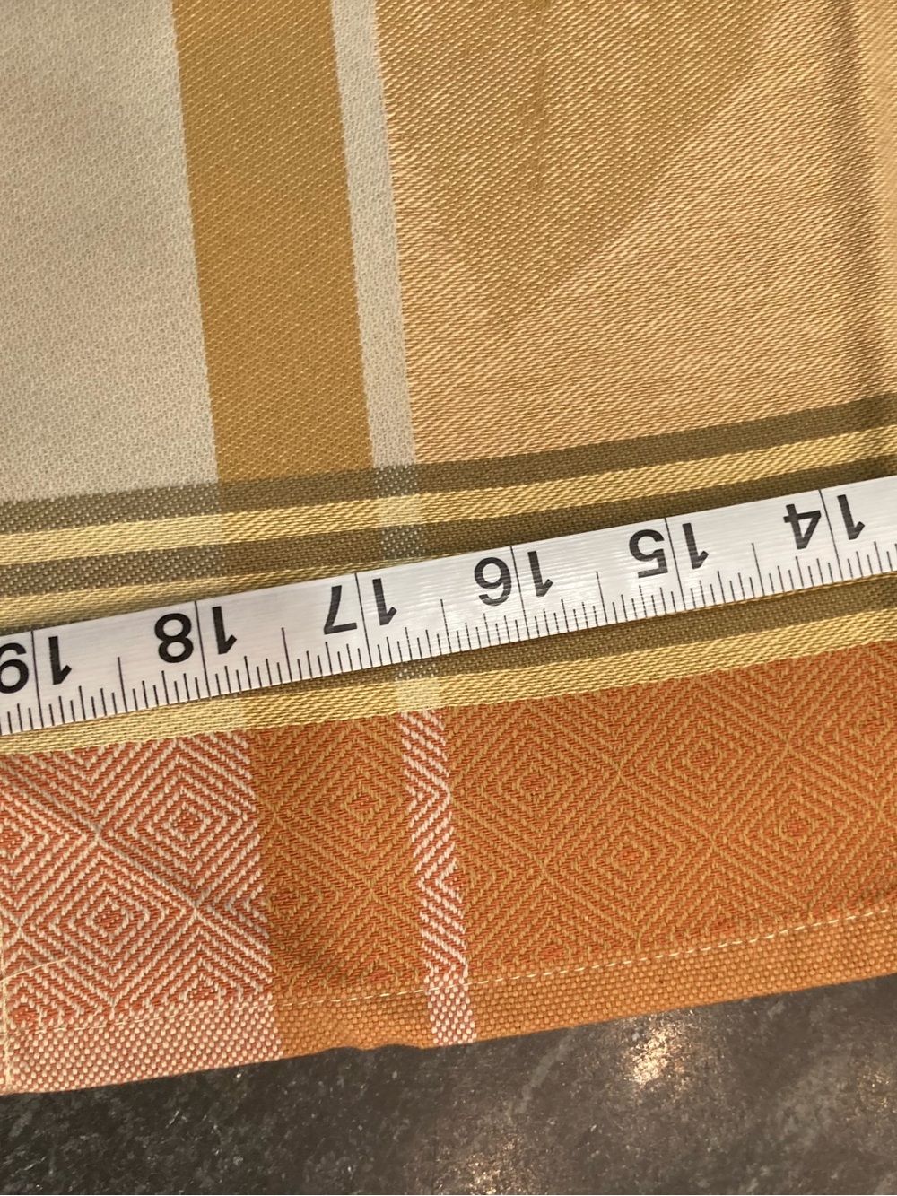 Set of 4 Williams Sonoma Autumn Leaf Jacquard Kitchen Towels - Honey Gold 20x30 - Picture 8 of 9